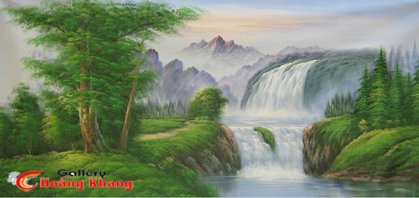 Tranh Núi - Nước - Phong Thuỷ